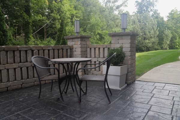 Cost of Stamped Cement Patio Service in Louisville