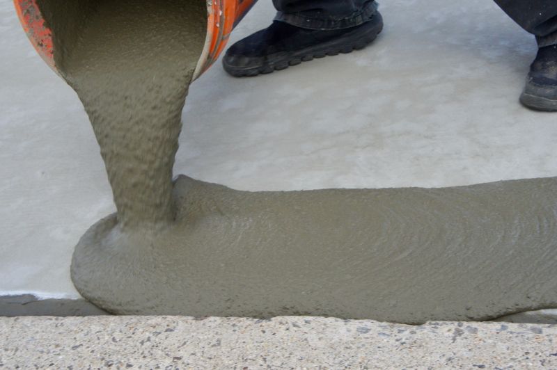 Colored Cement Installation
